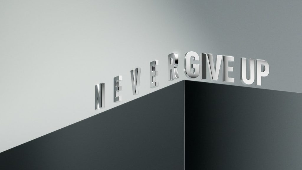NEVER GIVE UP!

By Fakurian.com